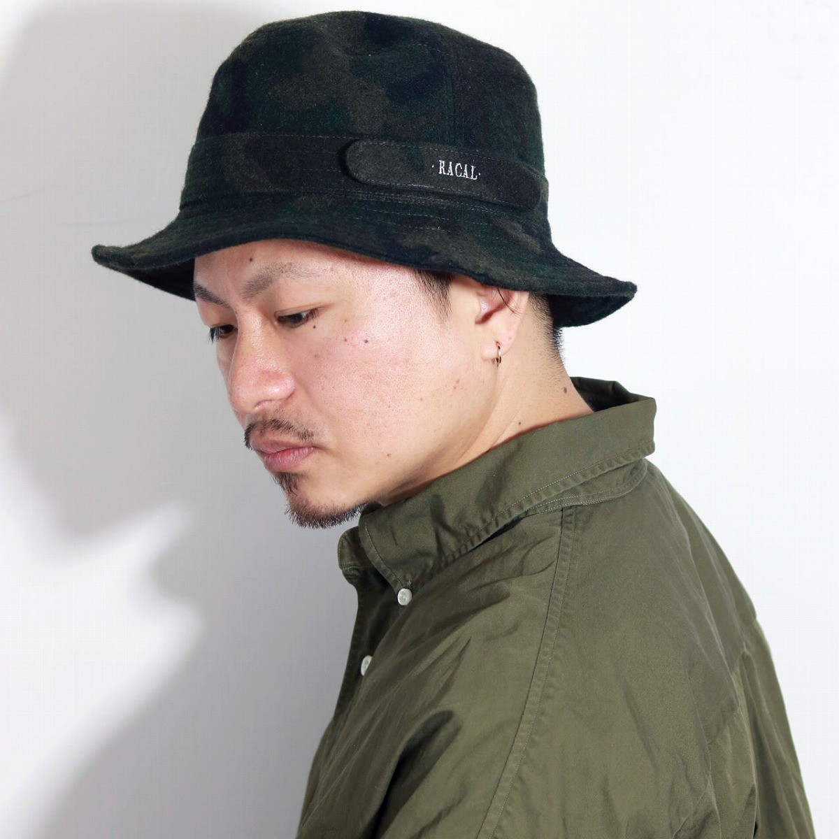 RACAL（ラカル） カモ柄 帽子 ハット メンズ 迷彩 カモフラージュ