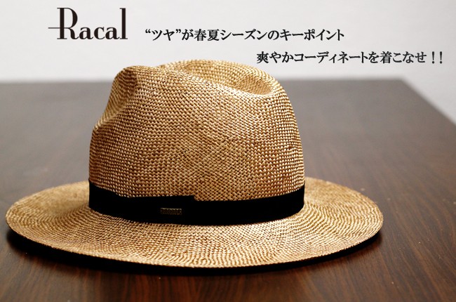 Seal限定商品 ハット メンズ 帽子 ラカル ストローハット ワイドブリム ケンマ草 ツバ広 Racal 春 夏の帽子 日よけ お洒落 ナチュラルブラウン Nalderblakelaw Com