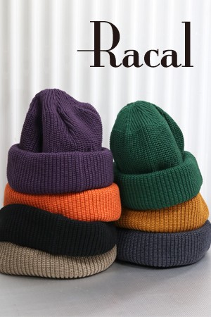 RACAL（ラカル） ロールキャップ ニット帽 メンズ サマーニット帽 SK8