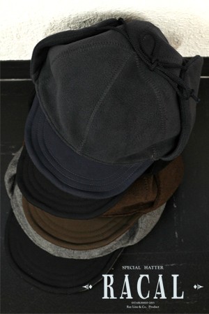 RACAL（ラカル） ミニマム 秋 冬 キャップ メンズ イヤーフラップ