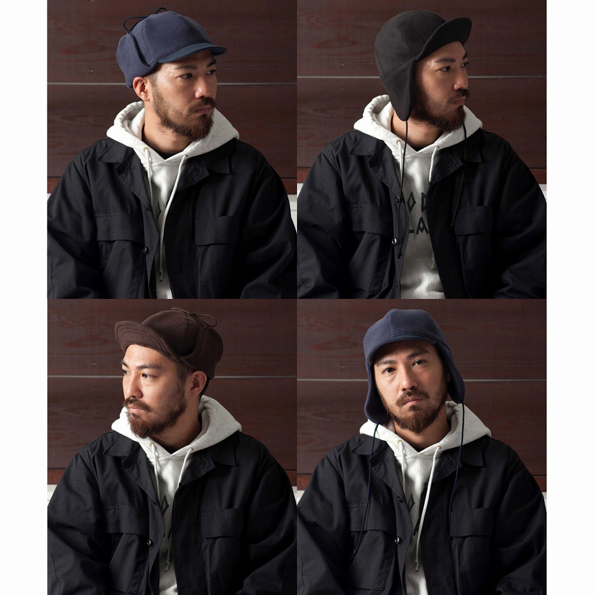 RACAL ブラック フリースキャップ　フライトキャップ RACAL（ラカル） ミニマム 秋 冬 キャップ メンズ イヤーフラップ