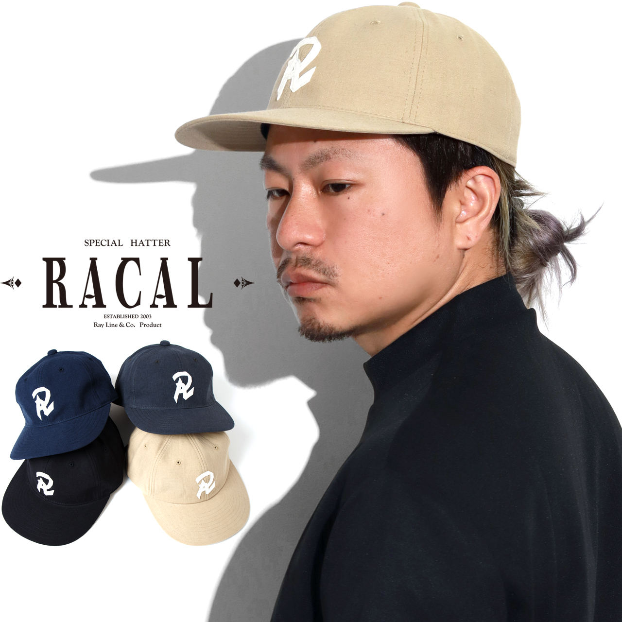 ベースボールキャップ メンズ B.B.Cap ラカル キャップ レディース BBキャップ 牛革ベルト コットン 帽子 キャップ メンズ racal 帽子 メンズ 日本製｜elehelm-hatstore｜02