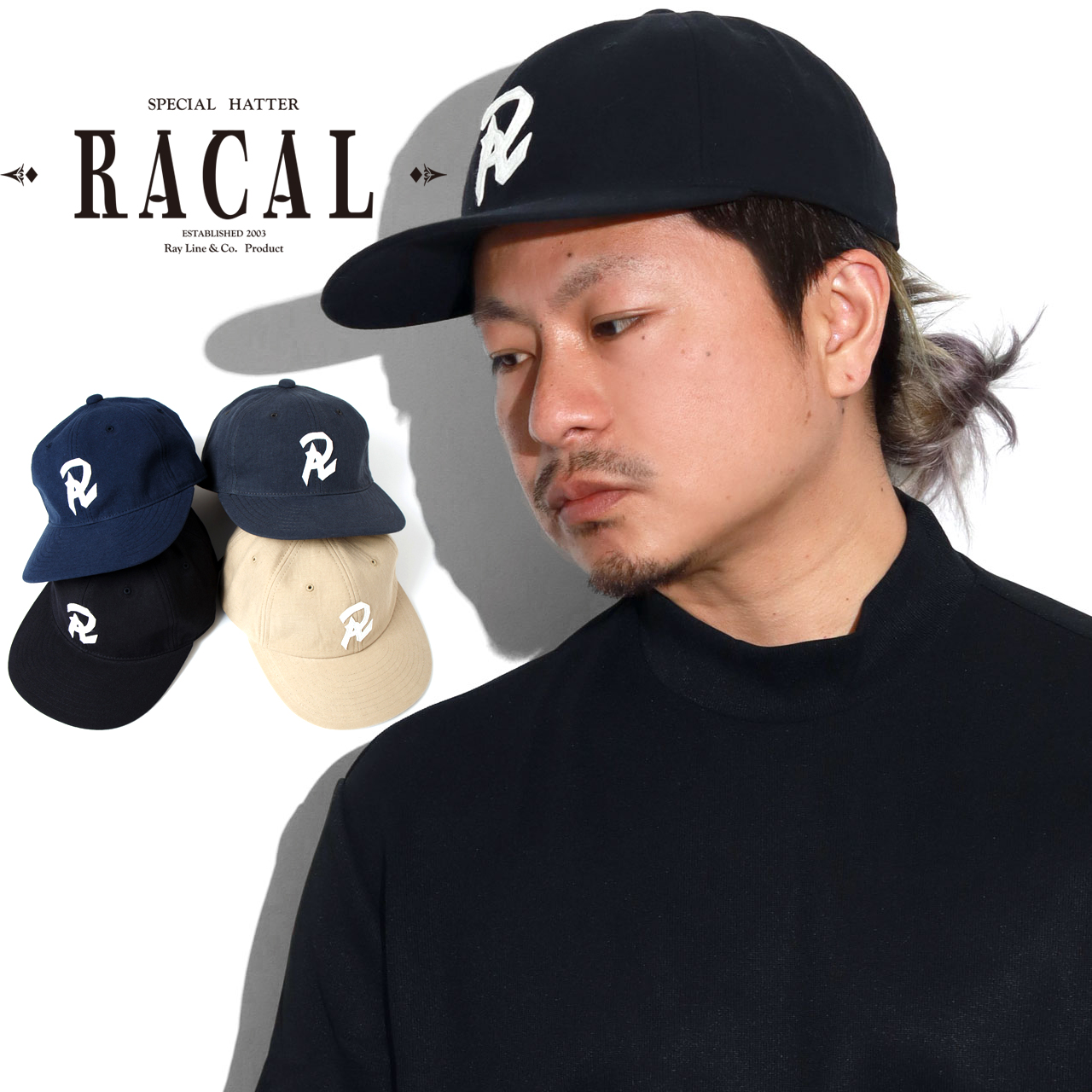 ベースボールキャップ メンズ B.B.Cap ラカル キャップ レディース BBキャップ 牛革ベルト コットン 帽子 キャップ メンズ racal 帽子 メンズ 日本製｜elehelm-hatstore｜03