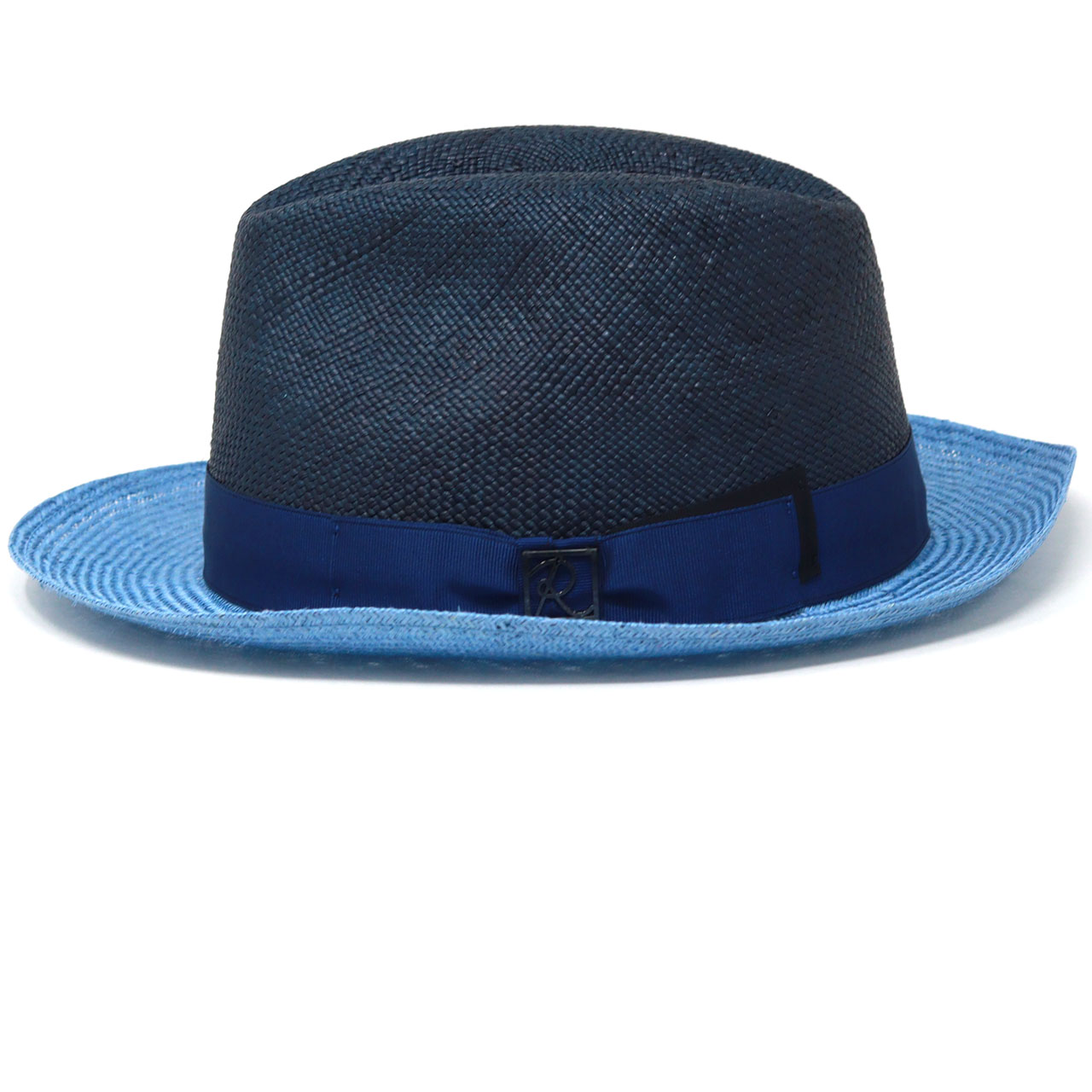 パナマハット メンズ 中折れハット 夏 ツートン レガリス シゾール