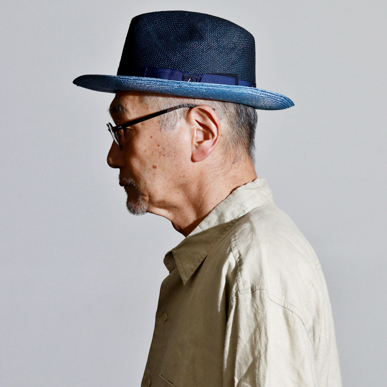 パナマハット メンズ 中折れハット 夏 ツートン レガリス シゾール