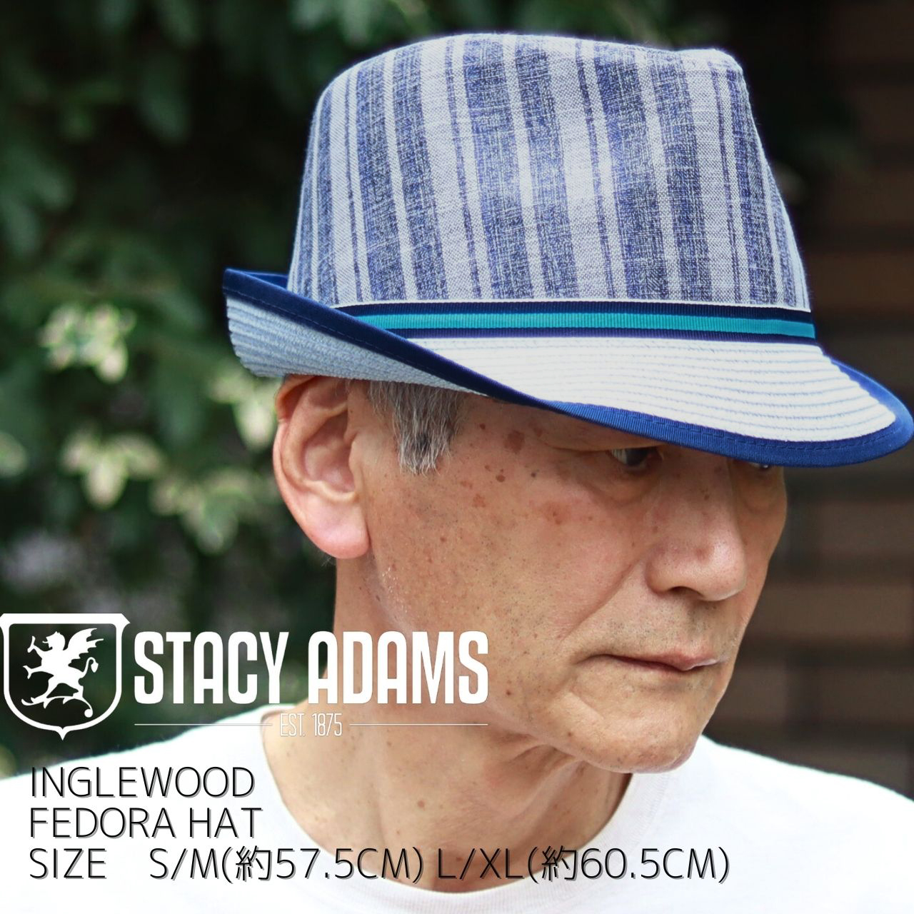 ステイシーアダムス 春 夏 メンズ STACY ADAMS フェドラハット
