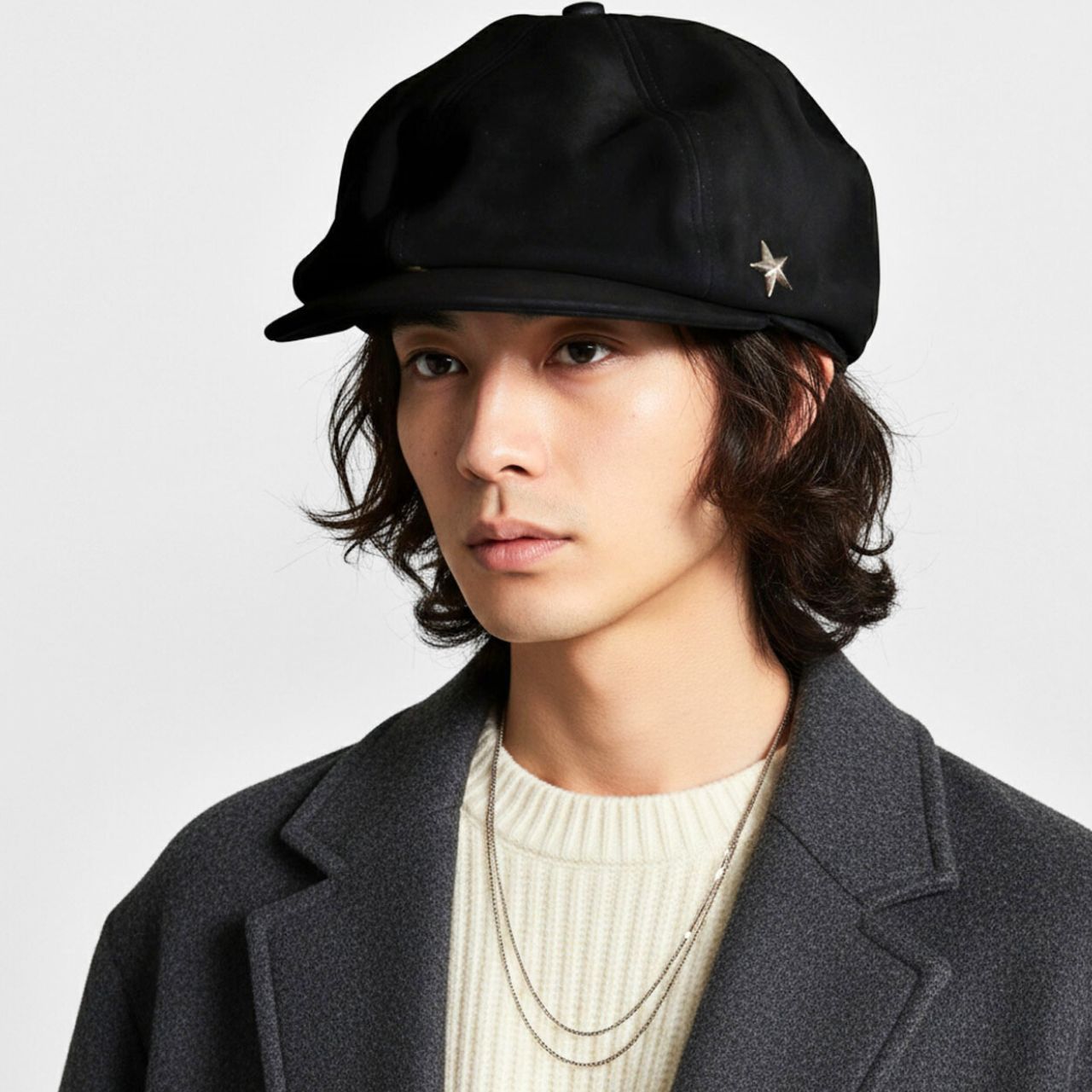 Schott N.Y.C（ショット） Schott キャスケット 牛革 メンズ 帽子