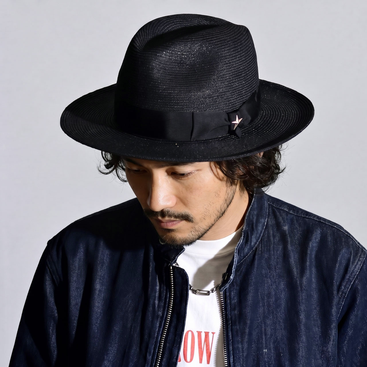 Schott N.Y.C（ショット） Schott ラフィアハット メンズ 中折れハット