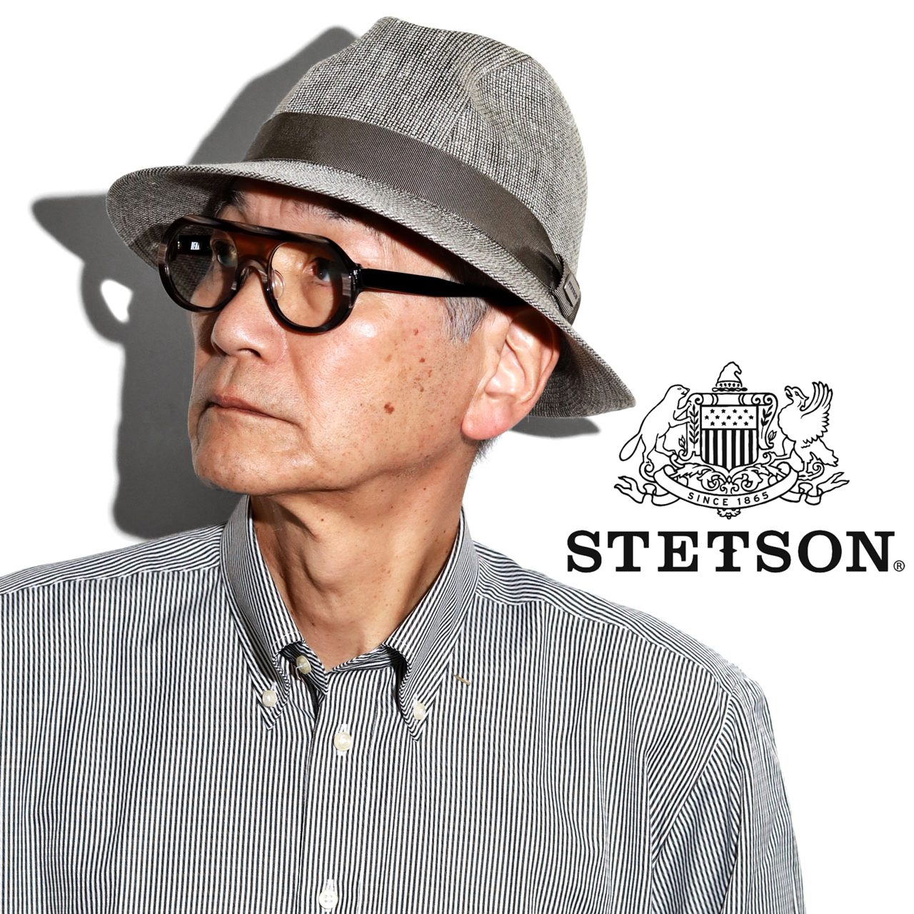 STETSON（ステットソン） つば広帽子 メンズ 中折れハット メンズ