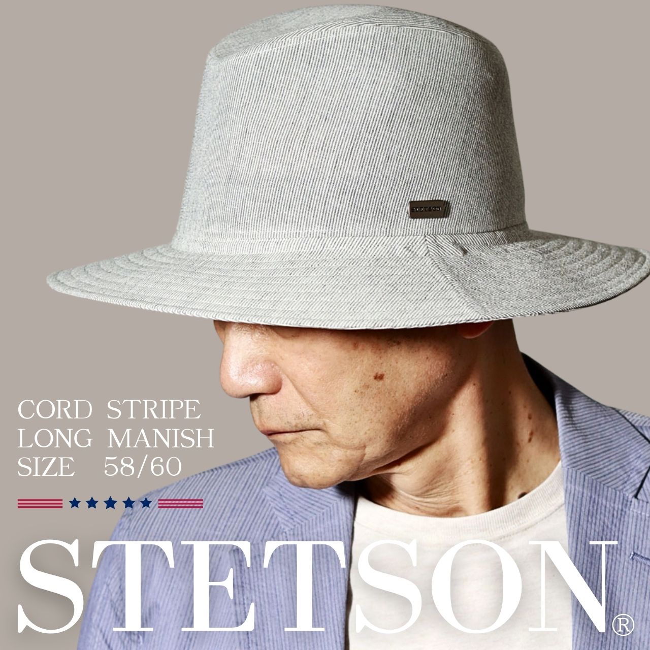 STETSON (ステットソン) HAT グレー XL