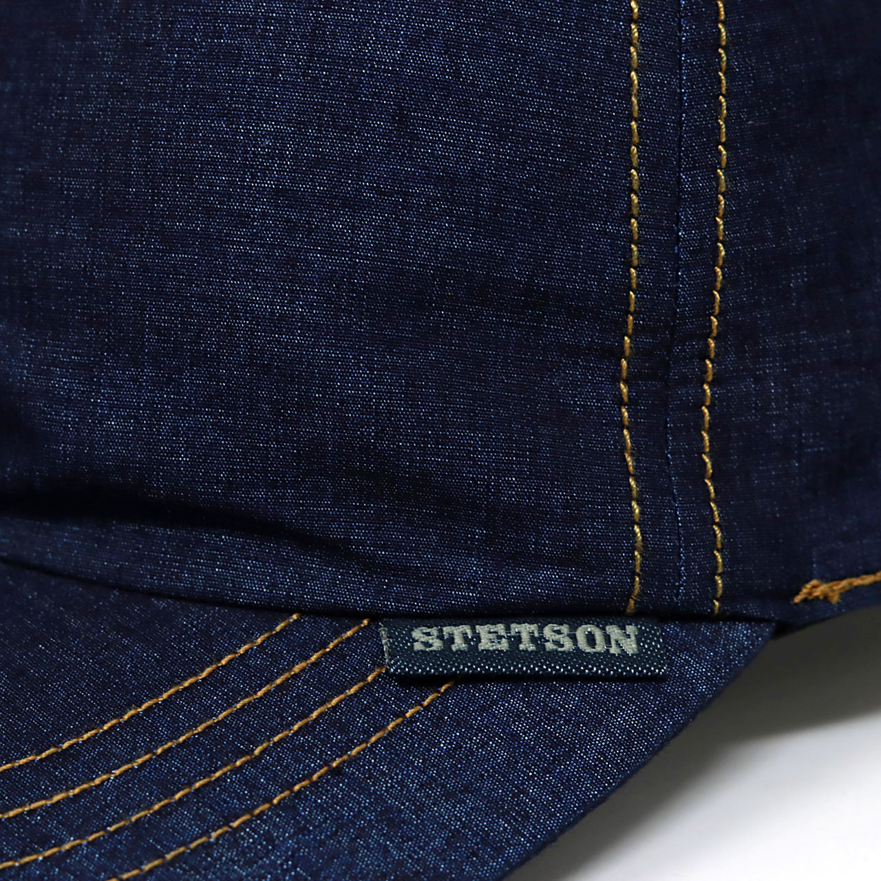 STETSON ステットソン キャップ デニム 春夏 帽子 紳士 ステッチ