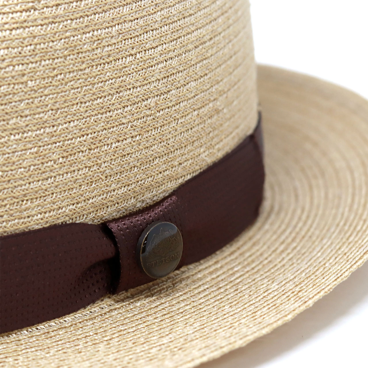 STETSON（ステットソン） ハット メンズ マニラ麻 細ブレード 麦わら