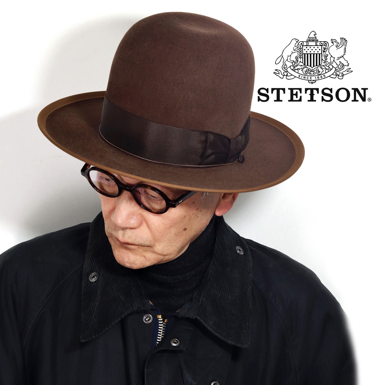 STETSON ステットソン☆CUSTOM V ラビットファーハット 帽子 - 帽子