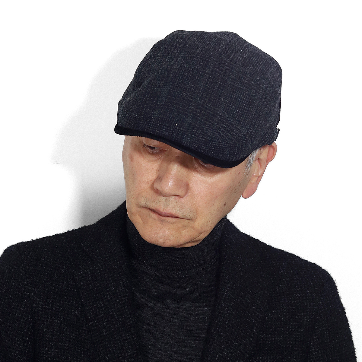 STETSON ハンチング ツイード DORMEUIL 生地 高級 ブランド ドーメル 