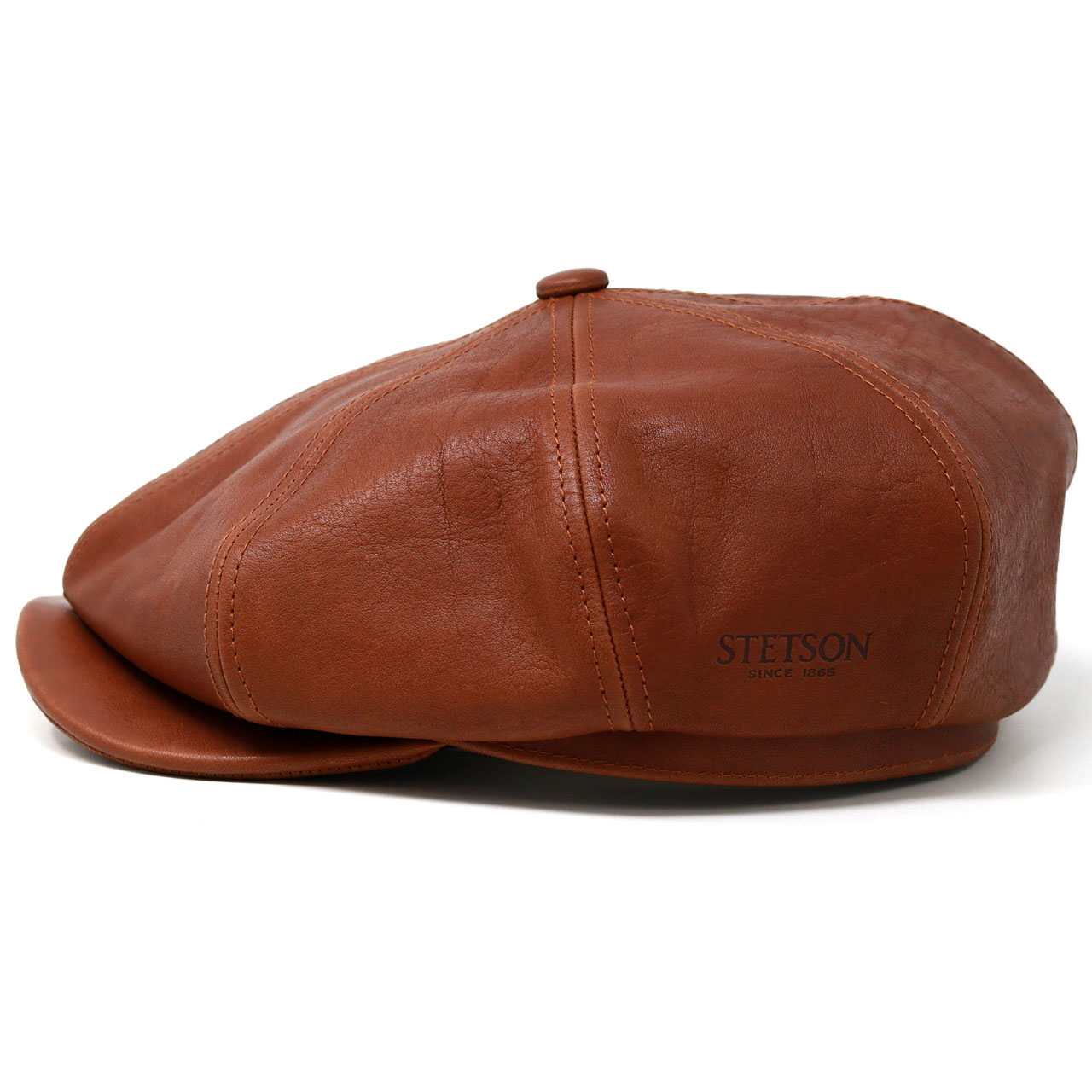 STETSON（ステットソン） レザー キャスケット 紳士帽 高級 SHRINK