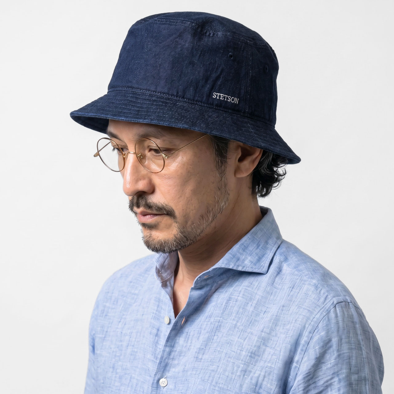 STETSON（ステットソン） バケットハット メンズ 大きいサイズ デニム