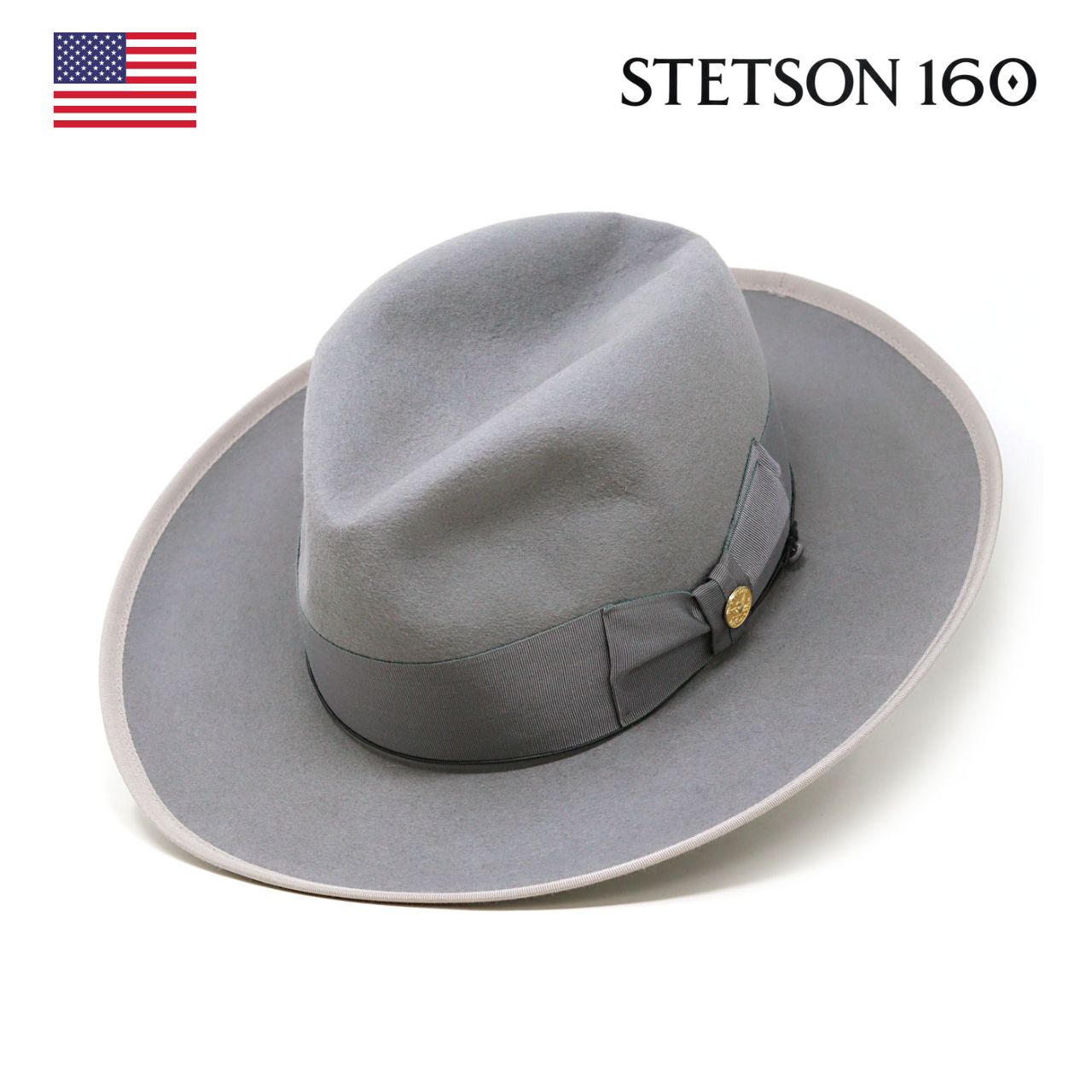 STETSON（ステットソン） オープンクラウン ハット メンズ フェルト