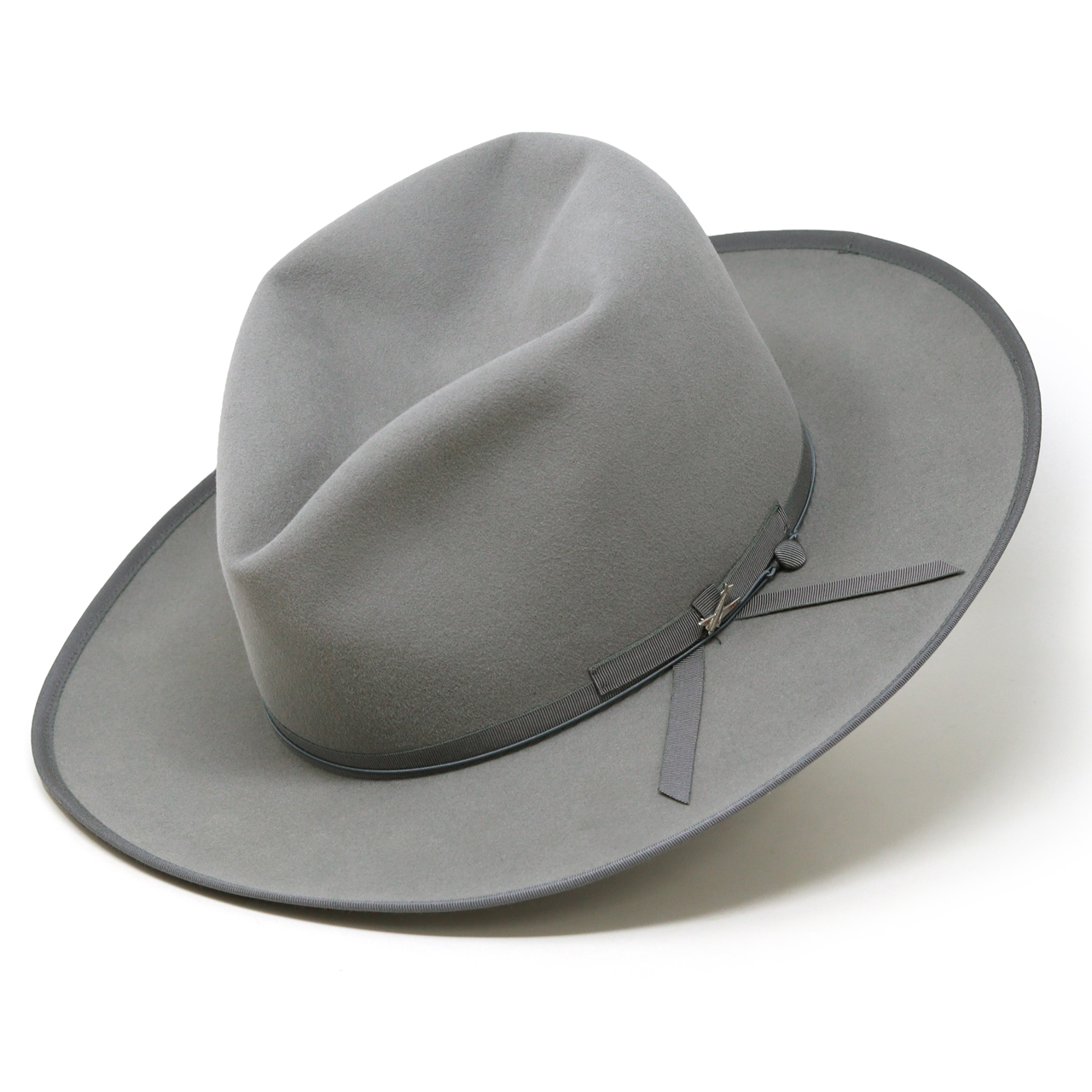 STETSON　customV ハット 58~ グレー ラビット 44000円 STETSON（ステットソン） フェルトハット ラビット 中折れハット