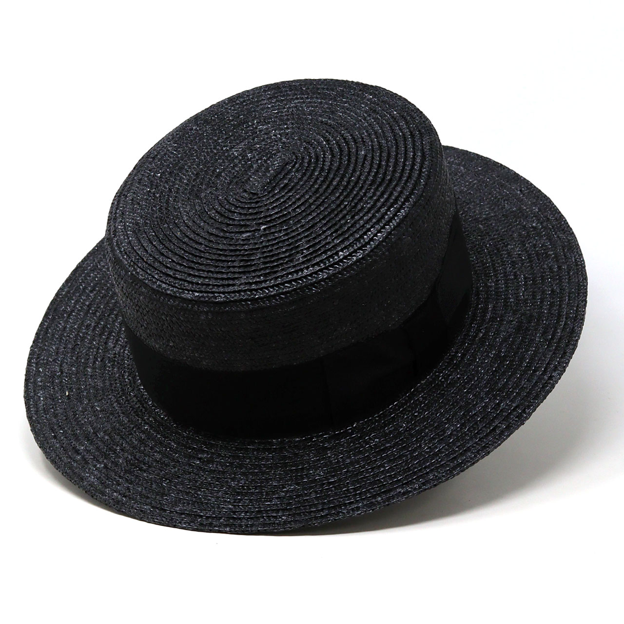 STETSON（ステットソン） カンカン帽 メンズ 麦 カンカン リボン