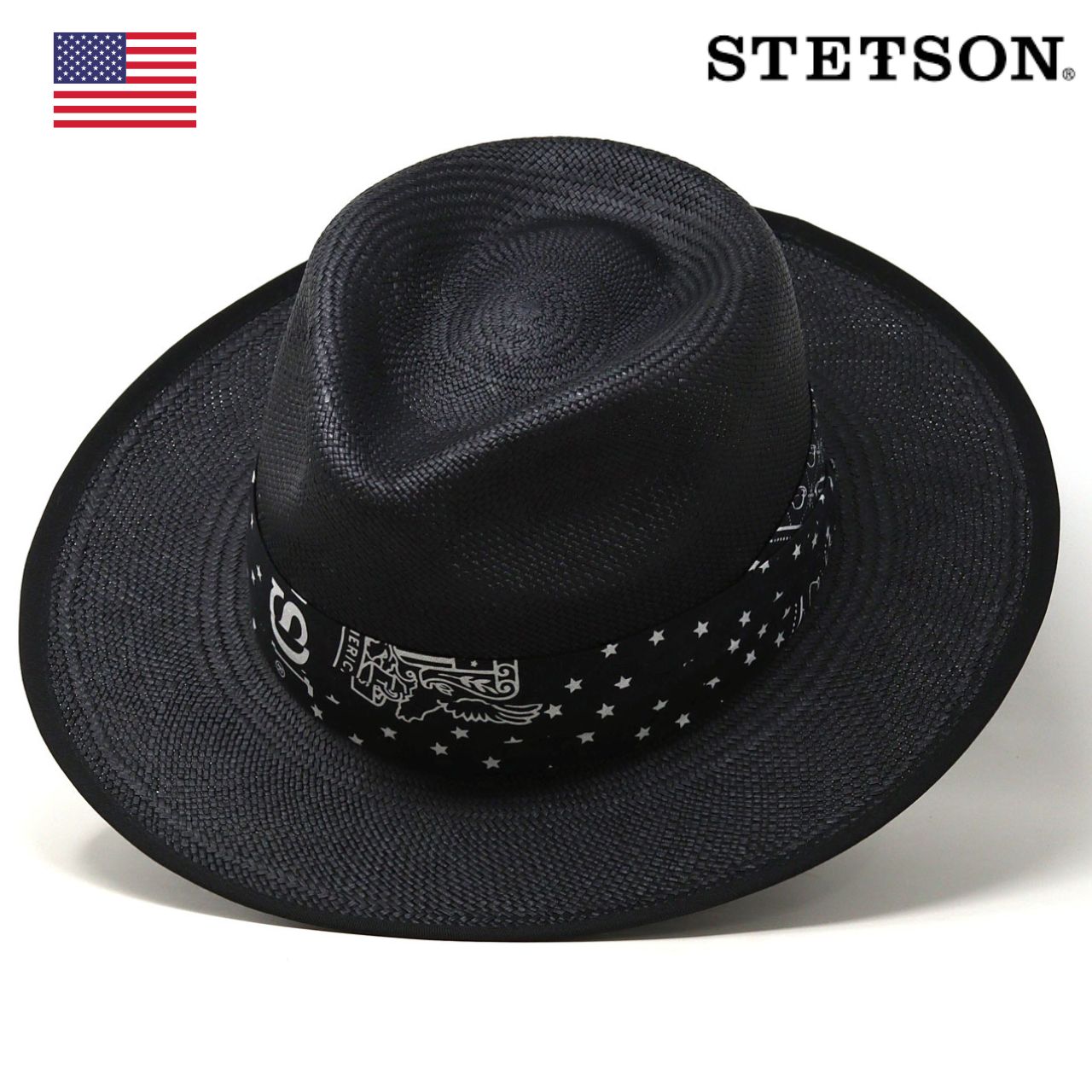 ステットソン 帽子 美品 STETSON（ステットソン） パナマハット メンズ ハイクラウン