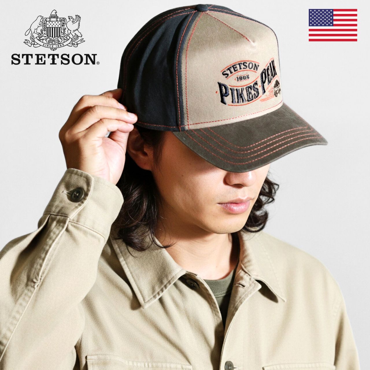 STETSON（ステットソン） キャップ メンズ トラッカーキャップ