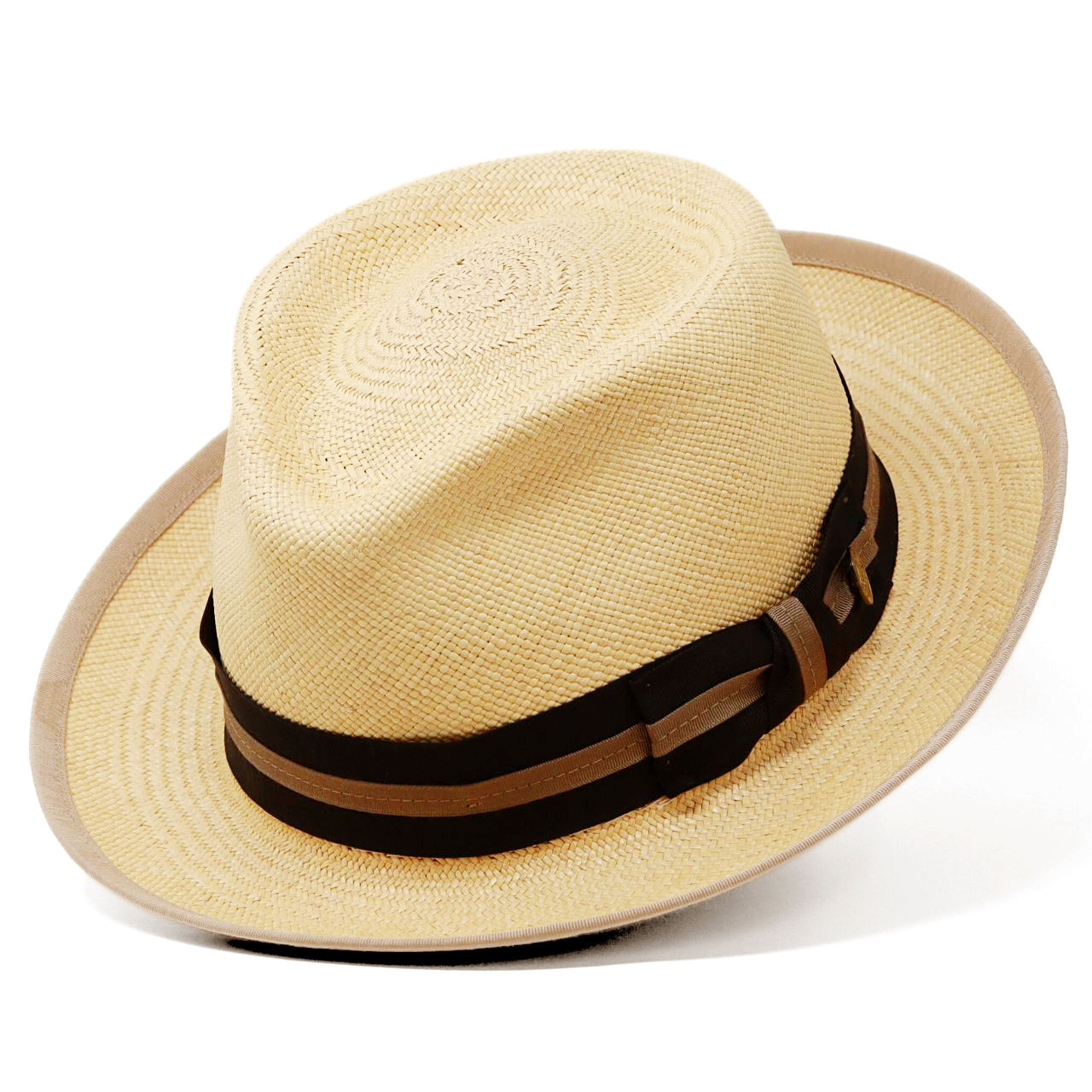 美品STETSON ステットソン ハット　パナマハット　61cm STETSON（ステットソン） パナマハット メンズ 高級 STETSON 150周年