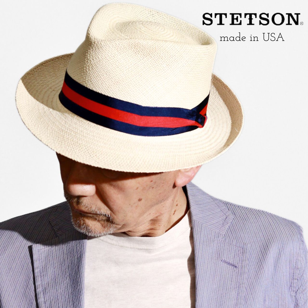 STETSON（ステットソン） メンズ パナマ帽 パナマハット メンズ 中折れ