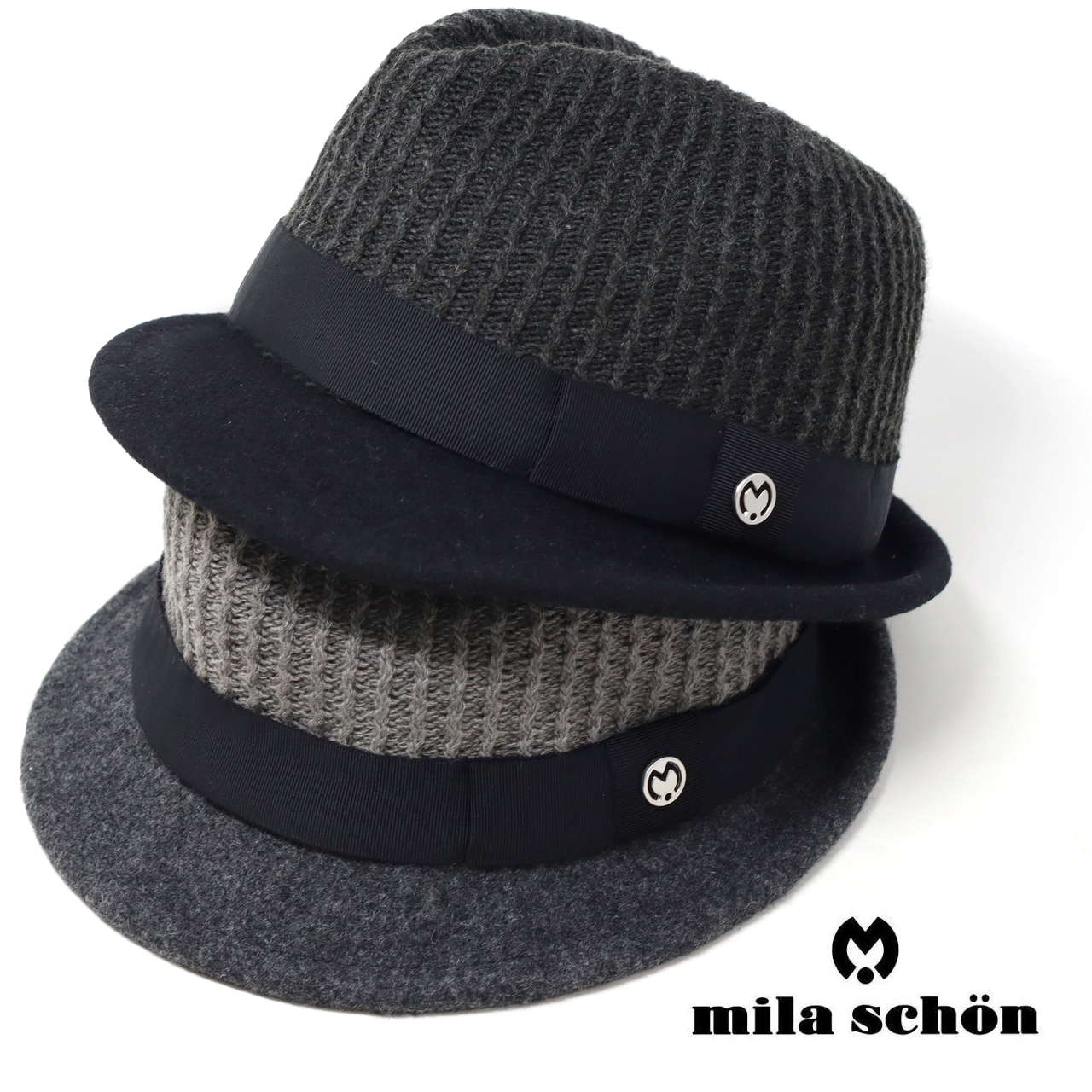 メンズ中折れ帽（帽子素材：ニット）｜帽子｜財布、帽子、ファッション