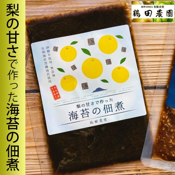 鶴田農園 荒尾梨の甘さで作った海苔の佃煮(1パック80g×3) 梨のり ご飯のお供 無添加 砂糖不使用 熊本 お取り寄せ 送料無料  :trt-nori:エレホームヤッホー - 通販 - Yahoo!ショッピング