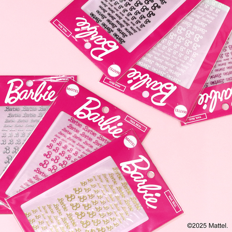 Barbie（バービー） ネイルシール ビンテージロゴ 6色からご選択 NS02G