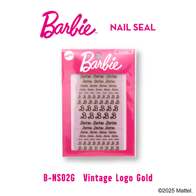Barbie（バービー） ネイルシール ビンテージロゴ 6色からご選択 NS02G