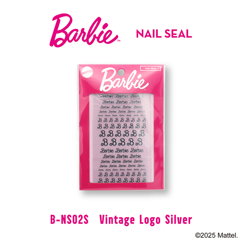 Barbie（バービー） ネイルシール ビンテージロゴ 6色からご選択 NS02G