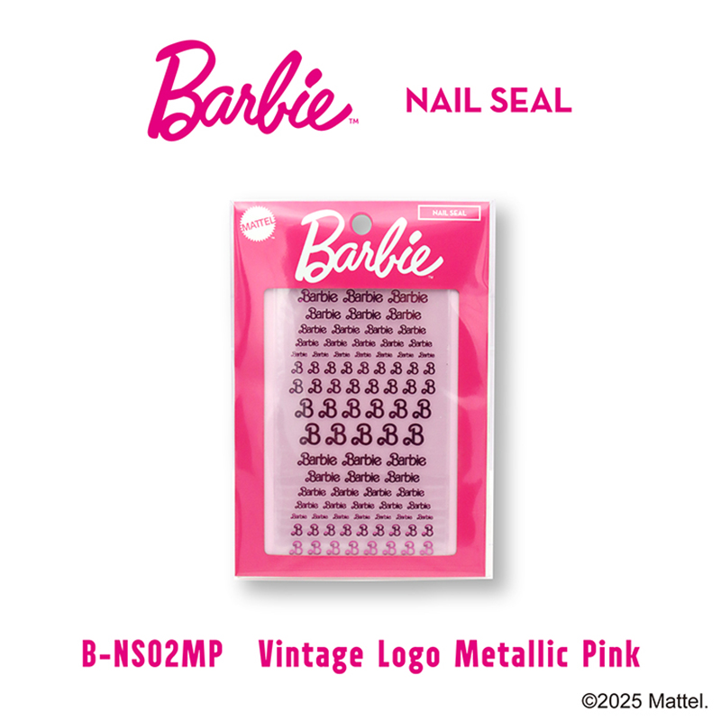 Barbie（バービー） ネイルシール ビンテージロゴ 6色からご選択 NS02G