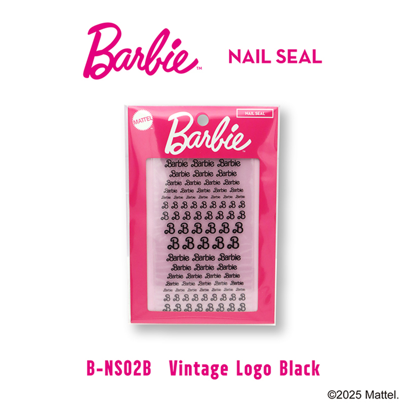 Barbie（バービー） ネイルシール ビンテージロゴ 6色からご選択 NS02G