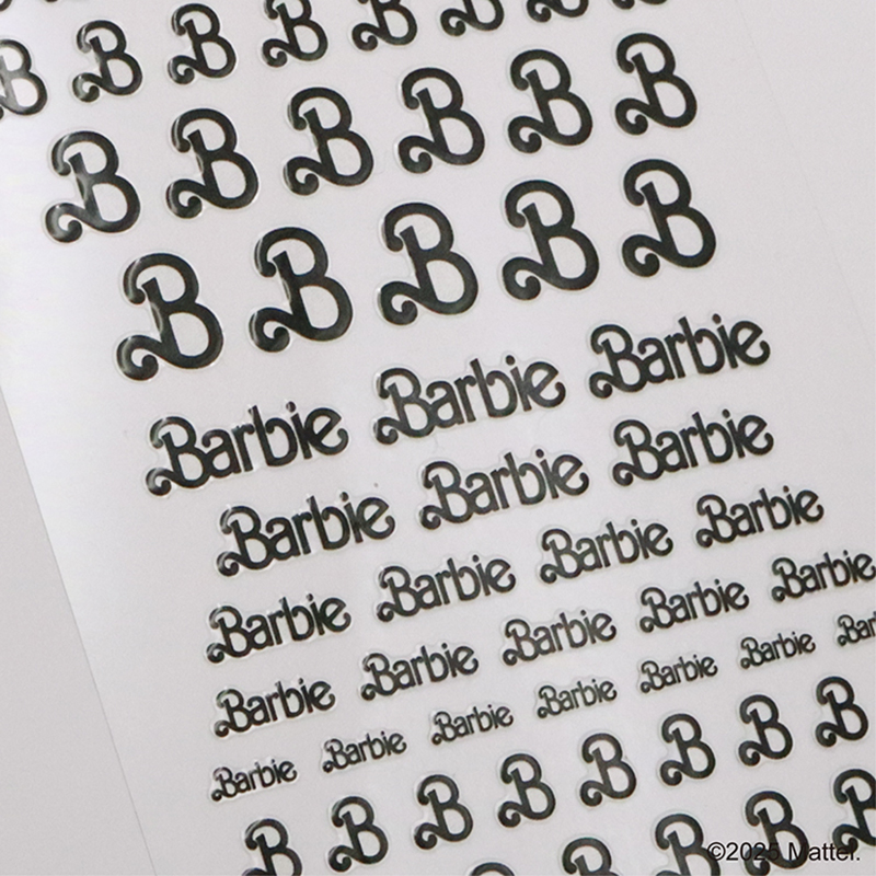 Barbie（バービー） ネイルシール ビンテージロゴ 6色からご選択 NS02G