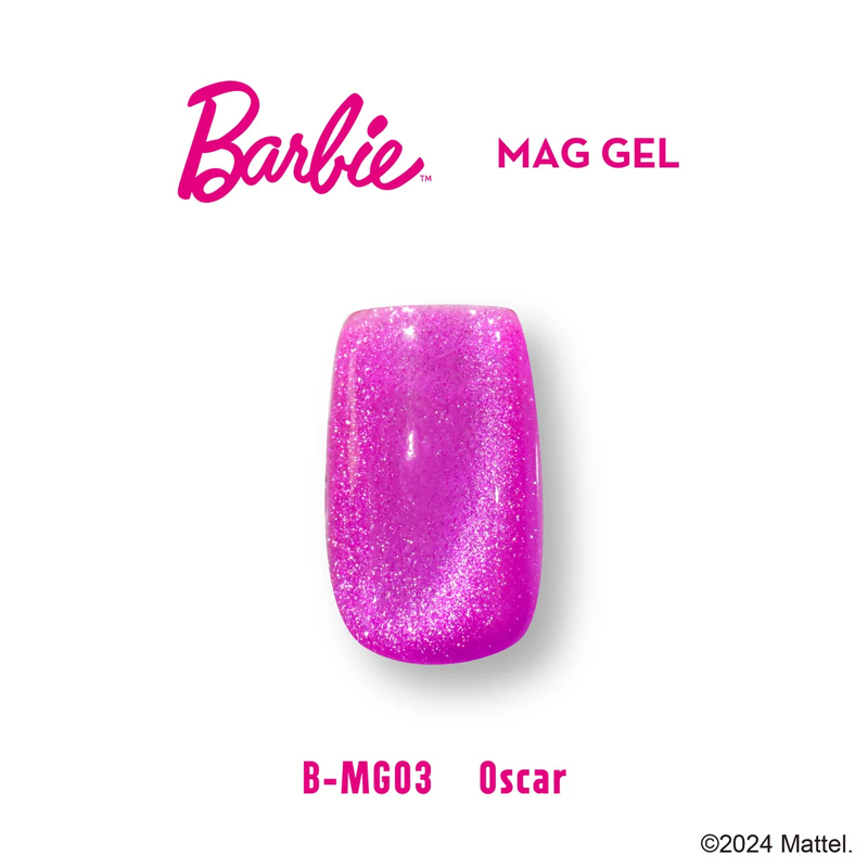 新品未使用。Barbie マグネットジェルネイル 4色セット 💗Barbie Mag＆Barbie Flash 💗 カラーはリアルにかなり近いと
