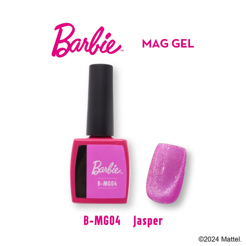 新品未使用。Barbie マグネットジェルネイル 4色セット Barbie バービー マグジェル 10ml 6色からご選択 MG01 MG02 MG03