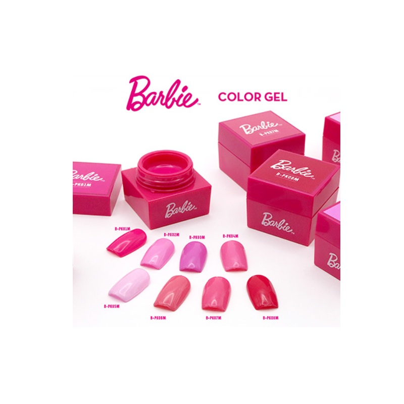 新品バービージェルB15M Barbie（バービー） カラージェル 3g 8色からご選択 PK01M PK02M PK03M