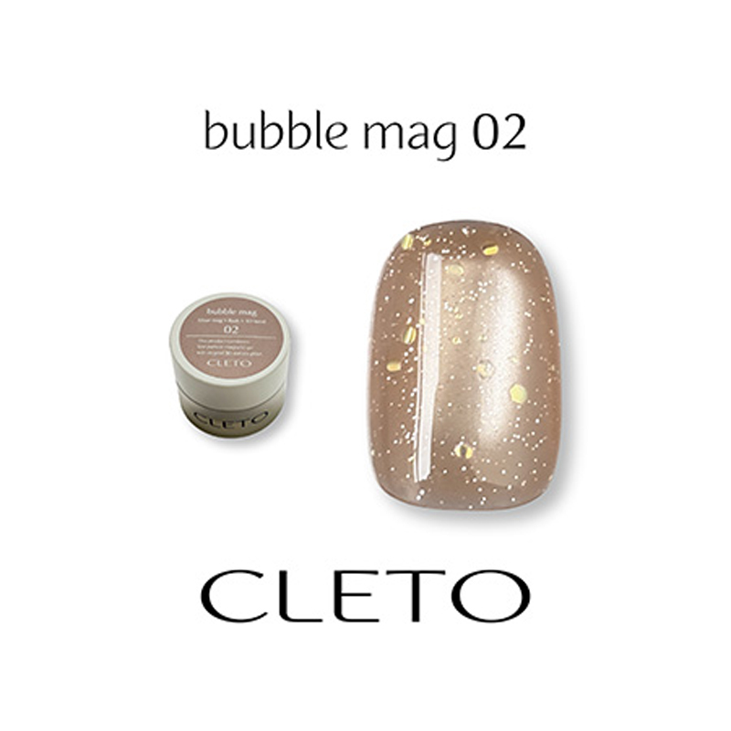 クレト CLETO バブルマグ 4g 8色からご選択 01-08 マグネットジェル