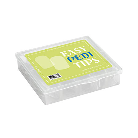 DIAMI EASY PEDI TIPS ネイルチップ フットネイル フットチップ 足の爪 親指 クリア 透明 ネイルアート ネイルデザイン ネイル用品 ダイアミ 新品 送料無料
