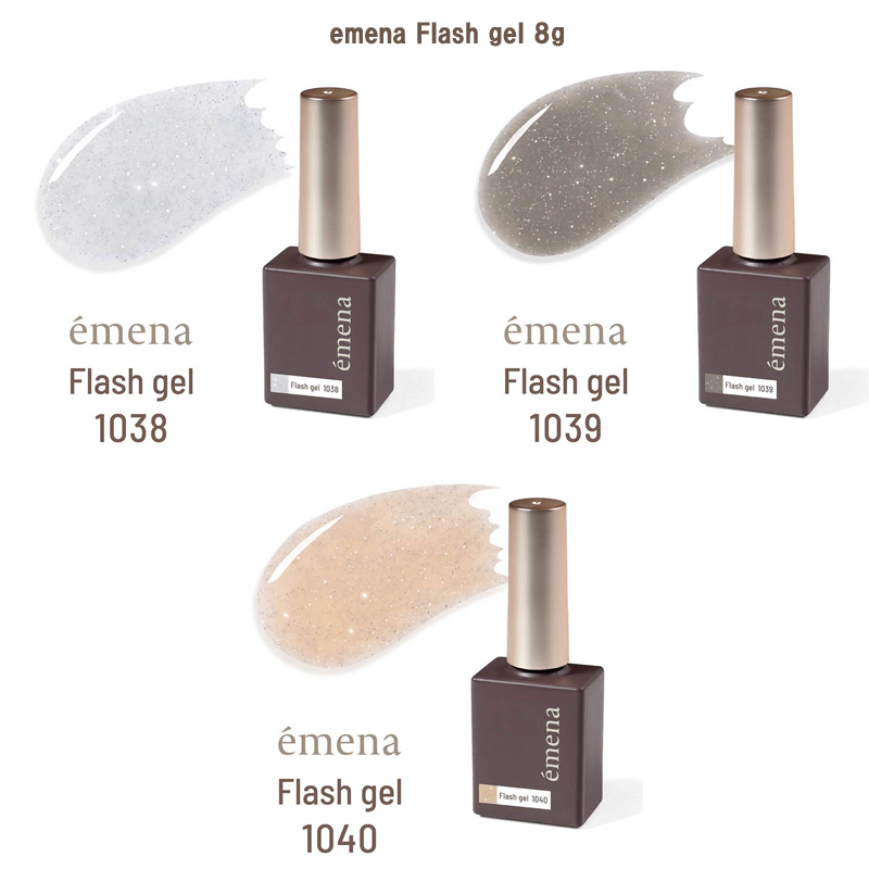 エメナ emena Flash gel 8g 3色からご選択 1038 1039 1040 フラッシュ