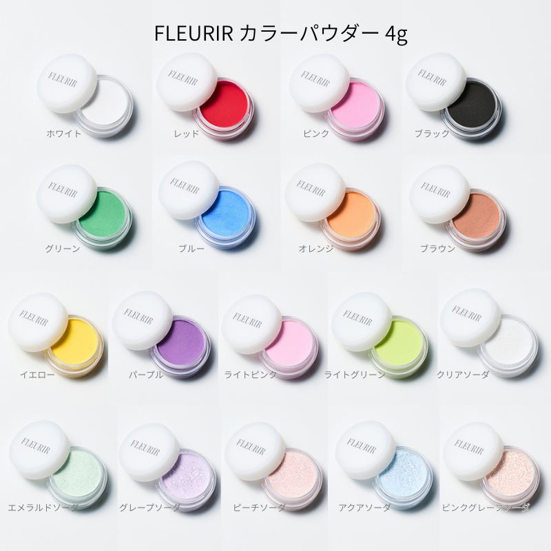 フルーリア FLEURIR カラーパウダー 4g 18種類からご選択 ネイル