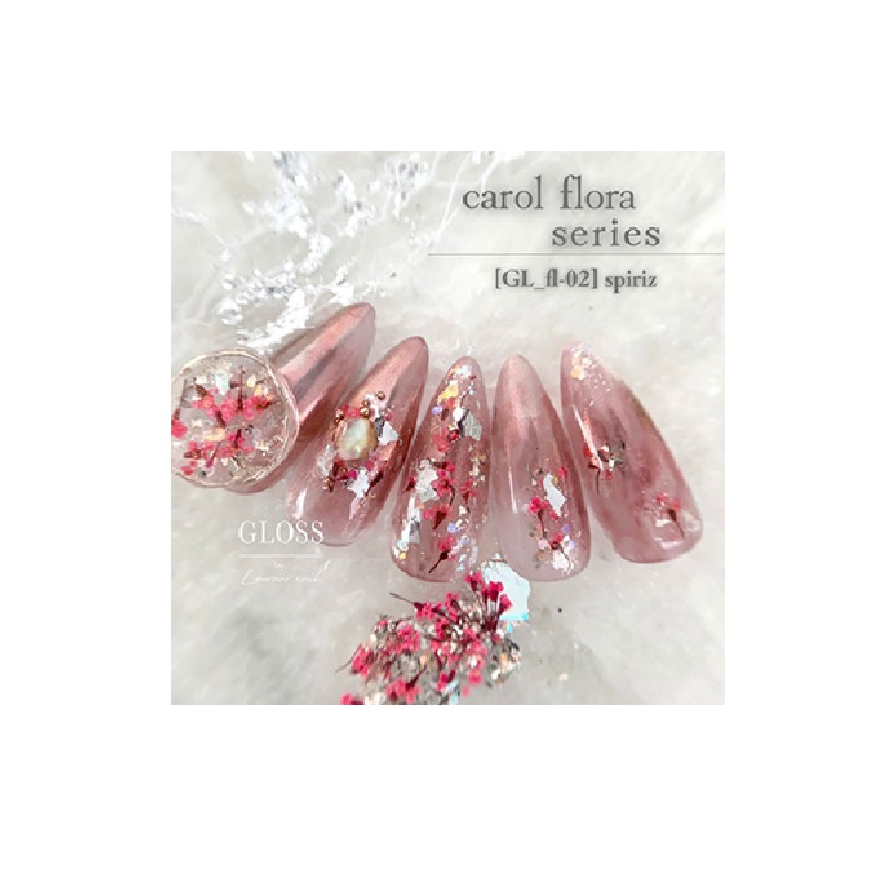 GLOSS by. Lecoeur nail. carol flora-piu spiriz lunera juju 0.4g 4