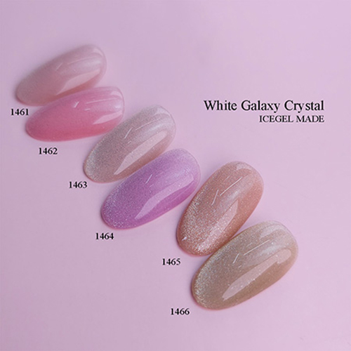 ICEGEL White Galaxy ネイルカラー 6色セット アイスジェル ICE GEL A BLACK ホワイトギャラクシー 3g 6種からご選択