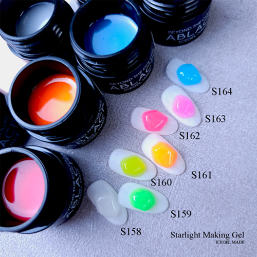 アイスジェル ICE GEL A BLACK スターライト メーキングジェル 3g 7色