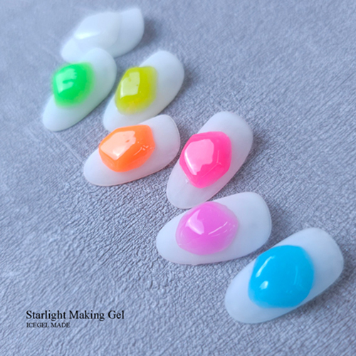 アイスジェル ICE GEL A BLACK スターライト メーキングジェル 3g 7色