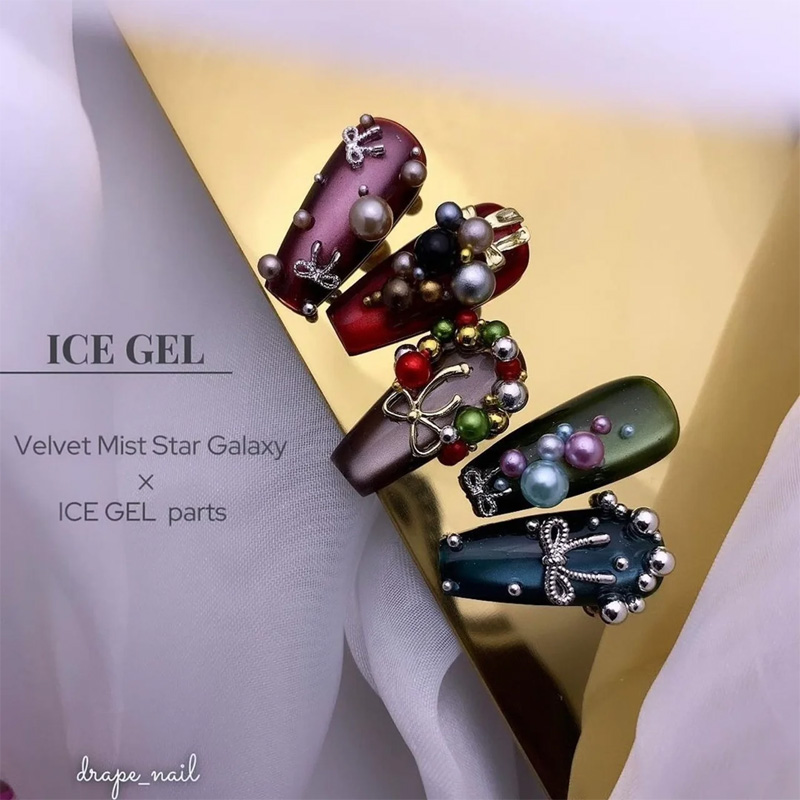 ICE GEL A BLACK スターギャラクシージェル　5色セット　アイス アイスジェル ICE GEL A BLACK ベルベットミストスターギャラクシー