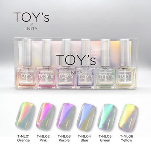 TOY's × INITY ニューオーロラリキッド 7ml 6色からご選択 T-NL01 T