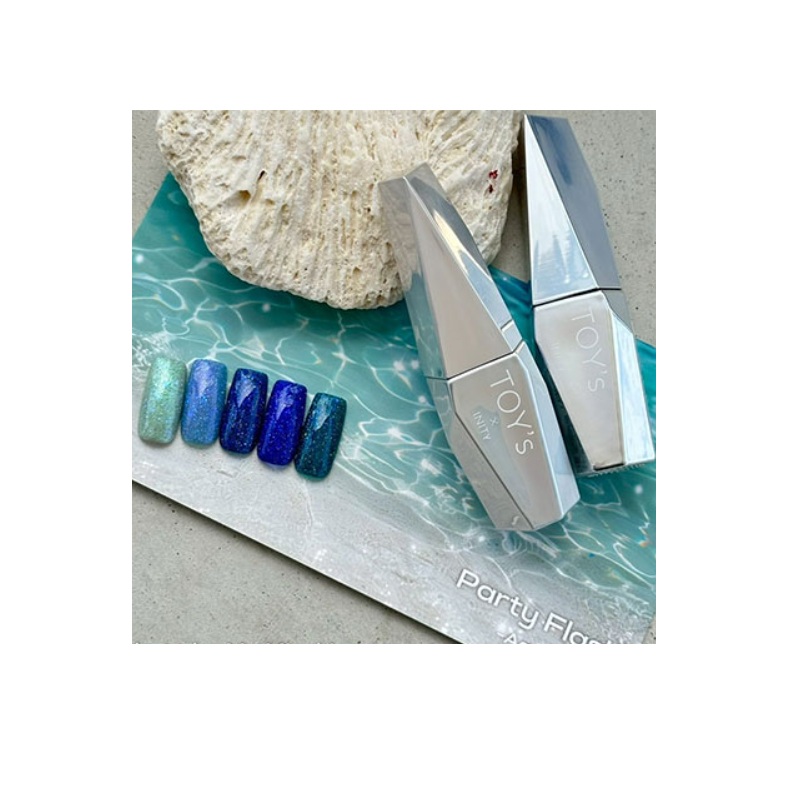 TOY's × INITY パーティーフラッシュ アクア 12ml 【5色からご選択】 T