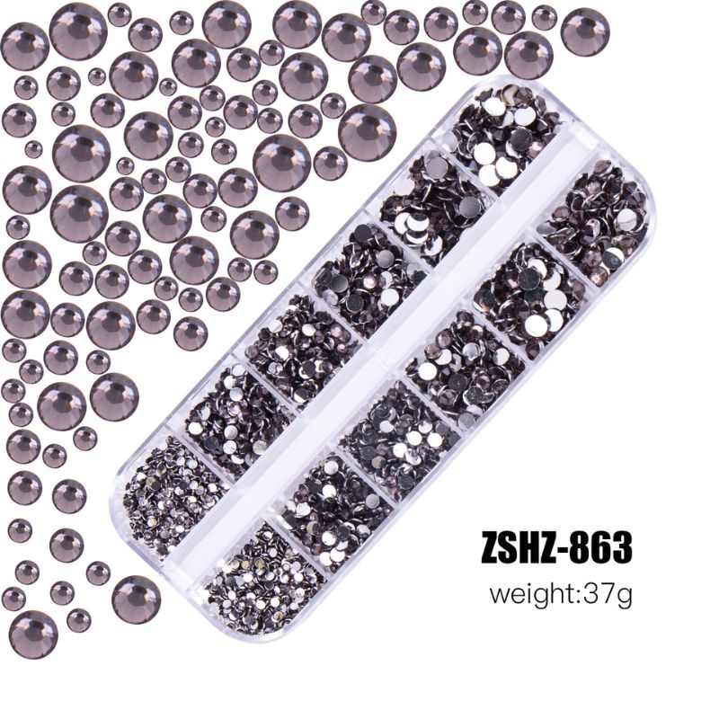 カラフルラインストーン 20色からご選択 ZSHZ-861からZSHZ-880 2mm 3mm